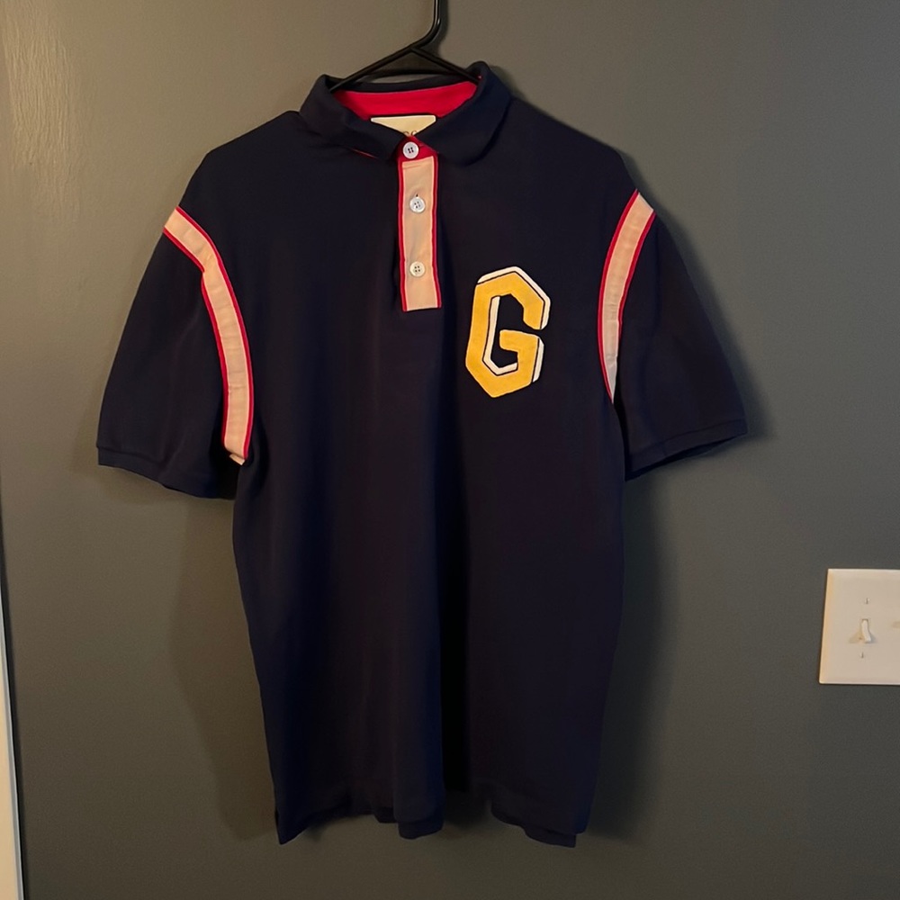 Men’s Gucci Polo Shirt with Large G Logo